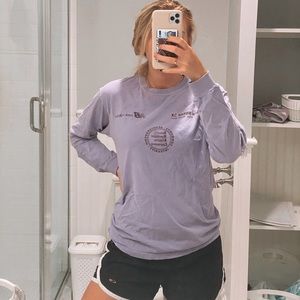 Super cute long sleeve purple new balance shirt
